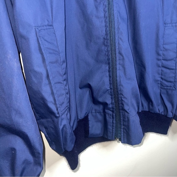 Vintage Jacket with Old Course St. Andrew’s Golf Course Logo Men’s Blue Large - Picture 4 of 9